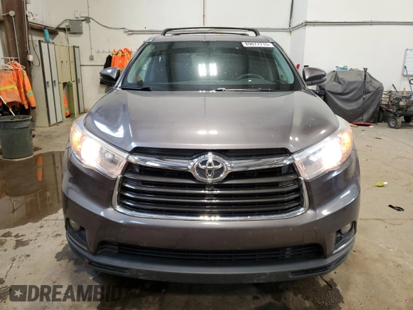 2015 Toyota Highlander Limited z VIN 5TDDKRFH3FS194834, wystawiony jako Copart lot #89077715 z przebiegiem 114 298 mil mil oraz Szkoda całkowita • Salvage title. Historia ofert i sprzedaży dostępna na DreamBid. Obrazek 5.