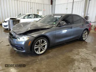 2018 BMW 3 Series with VIN WBA8F1C58JK898512, listed as a Copart auction lot 53980345 with 206,853 mi miles and Non repairable. Bid and sale history available at DreamBid. Image 1.