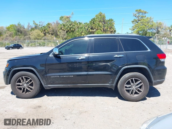 2017 Jeep Grand Cherokee Limited with VIN 1C4RJEBG2HC795168, listed as a IAAI auction lot 41859286 with 192,060 mi miles. Bid and sale history available at carsss.com. Image 15.