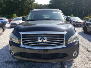 2011 Infiniti QX56 8-passenger with VIN JN8AZ2NC3B9301292, listed as a Copart auction lot 64829454 with 175,001 mi miles and Salvage Title. Bid and sale history available at carsss.com. Image 5.