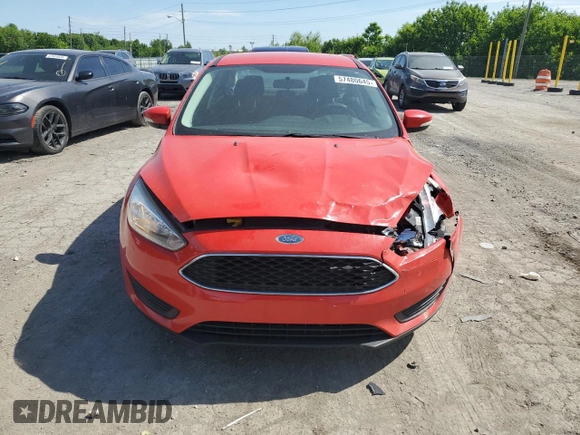 2017 Ford Focus SE with VIN 1FADP3F28HL325681, listed as a Copart auction lot 57480645 with 167,350 mi miles and Clean title. Bid and sale history available at DreamBid. Image 5.