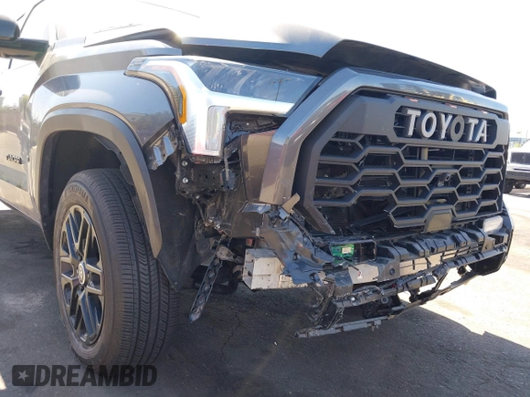 2024 Toyota Tundra Limited Hybrid with VIN 5TFWC5DB5RX059978, listed as a IAAI auction lot 42265346 with 16,882 mi miles and . Bid and sale history available at DreamBid. Image 6.