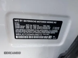 2021 BMW X1 sDrive28i with VIN WBXJG7C02M5U08273, listed as a Copart auction lot 45777903 with 15,741 mi miles. Bid and sale history available at carsss.com. Image 16.