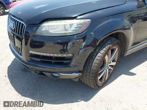 2013 Audi Q7 Premium Plus with VIN WA1LGAFEXDD004132, listed as a IAAI auction lot 42775622 with 129,227 mi miles and . Bid and sale history available at DreamBid. Image 6.
