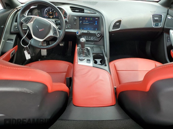 2014 Chevrolet Corvette 2LT with VIN 1G1YC2D76E5117047, listed as a Copart auction lot 59608325 with 33,085 mi miles and Salvage title. Bid and sale history available at DreamBid. Image 8.