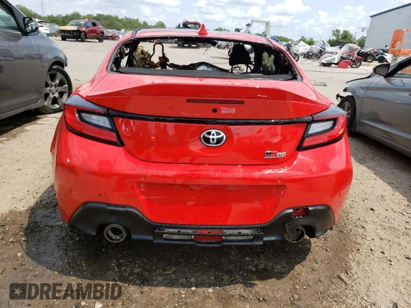 2023 Toyota 86 Premium with VIN JF1ZNBF11P8764493, listed as a Copart auction lot 64361324 with Not Provided miles and Salvage Title. Bid and sale history available at DreamBid. Image 6.