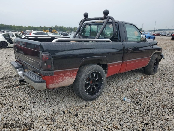 1996 Dodge Ram 1500 with VIN 1B7HC16Y9TS701268, listed as a Copart auction lot 69636684 with 253,206 mi miles and Salvage Title. Bid and sale history available at carsss.com. Image 3.