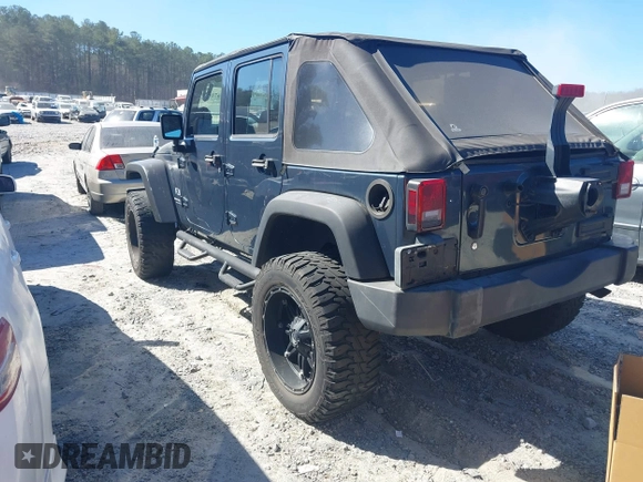2008 Jeep Wrangler Unlimited X with VIN 1J4GB39138L589300, listed as a IAAI auction lot 41671690 with Not Provided miles and . Bid and sale history available at DreamBid. Image 3.