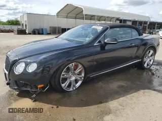 2013 Bentley Continental GT with VIN SCBGT3ZA8DC085518, listed as a Copart auction lot 50658915 with 38,195 mi miles and Salvage Title. Bid and sale history available at DreamBid. Image 1.