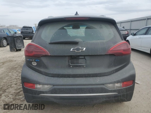 2018 Chevrolet Bolt EV Premier with VIN 1G1FX6S09J4111400, listed as a Copart auction lot 47557335 with 0 mi miles and Salvage Title. Bid and sale history available at carsss.com. Image 6.
