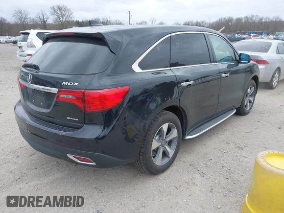 2016 Acura MDX with VIN 5FRYD4H28GB041510, listed as a IAAI auction lot 41724785 with 170,605 mi miles and . Bid and sale history available at DreamBid. Image 4.