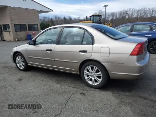 2001 Honda Civic LX with VIN 2HGES16541H601287, listed as a Copart auction lot 49763355 with 141,330 mi miles and Salvage Title. Bid and sale history available at carsss.com. Image 2.