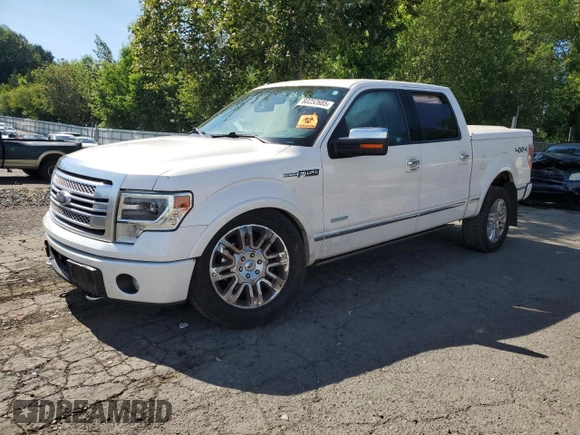 2013 Ford F-150 XL with VIN 1FTFW1ETXDFC95631, listed as a Copart auction lot 60252685 with 136,427 mi miles and Salvage title. Bid and sale history available at DreamBid. Image 1.