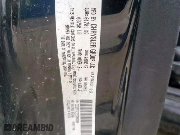 2014 FIAT 500e z VIN 3C3CFFGE7ET266999, wystawiony jako Copart lot #50703015 z przebiegiem 74 375 mil mil oraz Szkoda całkowita • Salvage title. Historia ofert i sprzedaży dostępna na DreamBid. Obrazek 13.