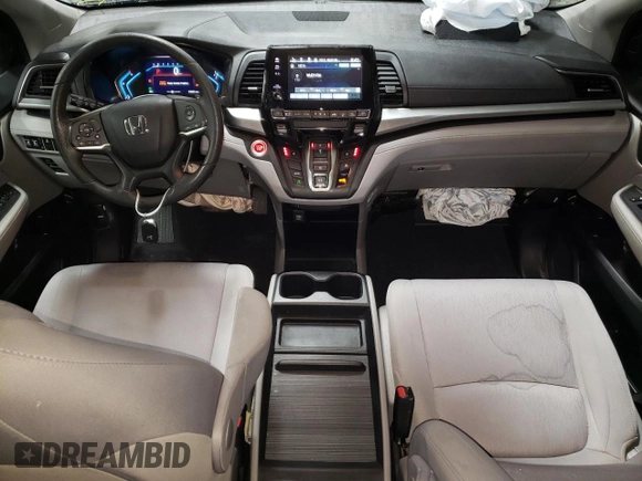 2019 Honda Odyssey EX with VIN 5FNRL6H50KB137381, listed as a Copart auction lot 46899985 with 78,407 mi miles and Salvage Title. Bid and sale history available at carsss.com. Image 8.