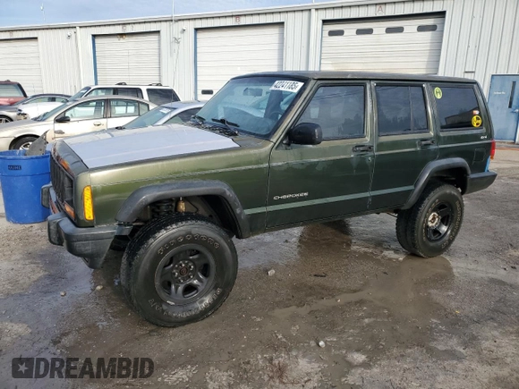 1997 Jeep Cherokee SE with VIN 1J4FJ28S5VL551419, listed as a Copart auction lot 42241185 with 239,699 mi miles and Salvage Title. Bid and sale history available at carsss.com. Image 1.