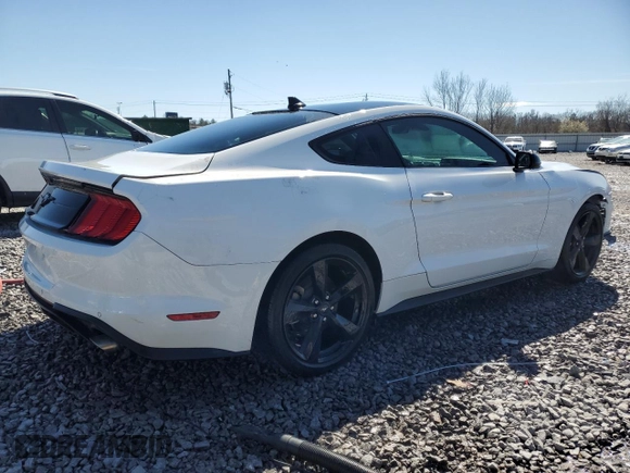 2022 Ford Mustang EcoBoost with VIN 1FA6P8TH2N5122087, listed as a Copart auction lot 47593395 with 43,545 mi miles and Salvage Title. Bid and sale history available at carsss.com. Image 3.