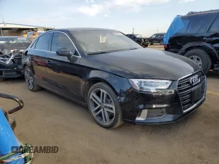 2019 Audi A3 Sedan Premium with VIN WAUBEGFF5K1018194, listed as a Copart auction lot 69603104 with 33,547 mi miles and Non Repairable. Bid and sale history available at carsss.com. Image 4.
