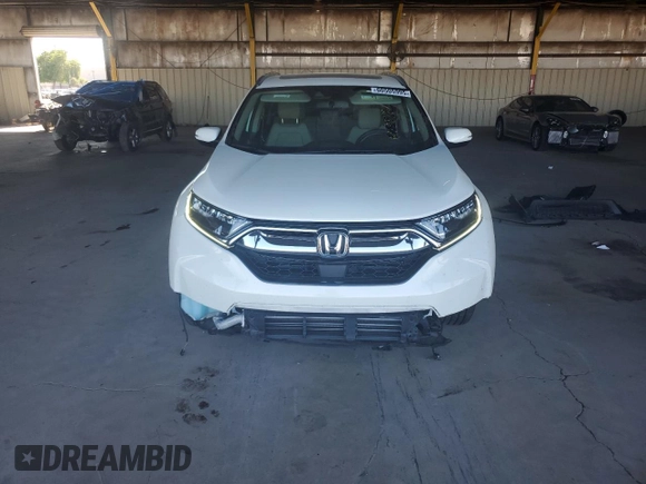 2018 Honda CR-V Touring with VIN 5J6RW1H91JL002560, listed as a Copart auction lot 60505995 with 20,755 mi miles and Salvage title. Bid and sale history available at DreamBid. Image 5.