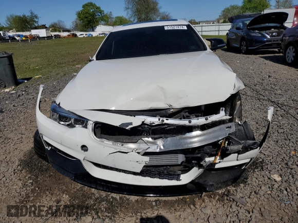 2015 BMW 4 Series 435i xDrive with VIN WBA4B3C54FGV48360, listed as a Copart auction lot 51527474 with Not Provided miles and Salvage Title. Bid and sale history available at DreamBid. Image 5.