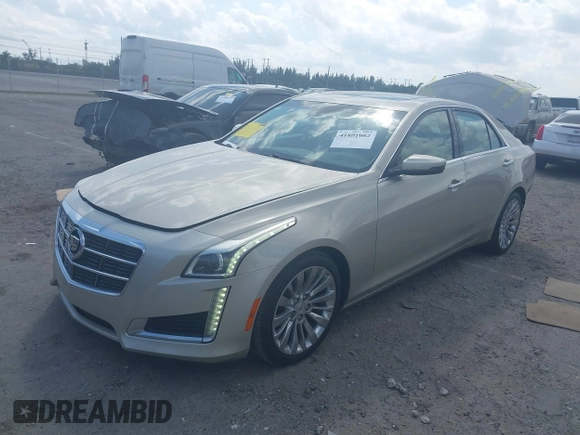 2014 Cadillac CTS Luxury RWD with VIN 1G6AR5SX1E0158438, listed as a IAAI auction lot 41801082 with 28,888 mi miles. Bid and sale history available at carsss.com. Image 2.