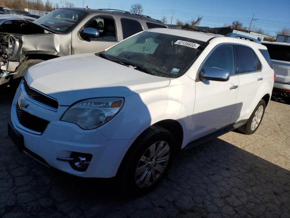 2011 Chevrolet Equinox LT w/2LT with VIN 2CNFLNE58B6297057, listed as a Copart auction lot 42135655 with 161,118 mi miles and Salvage Title. Bid and sale history available at carsss.com. Image 1.