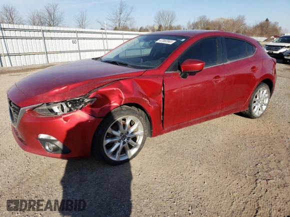 2015 Mazda 3 S Grand Touring with VIN JM1BM1M34F1276160, listed as a Copart auction lot 47063865 with 223,803 mi miles and Clean Title. Bid and sale history available at DreamBid. Image 1.