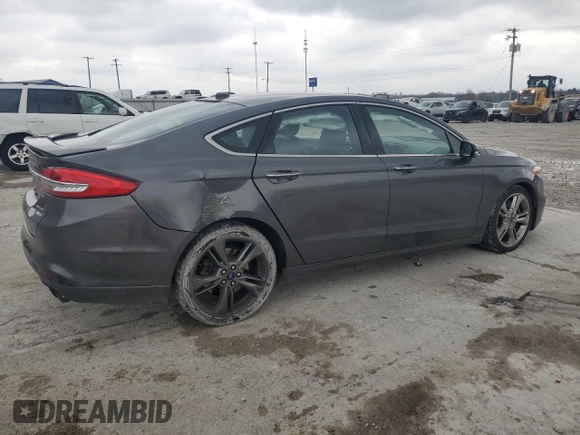 2017 Ford Fusion Sport with VIN 3FA6P0VP5HR342833, listed as a Copart auction lot 79521494 with 152,307 mi miles and Non Repairable. Bid and sale history available at carsss.com. Image 3.