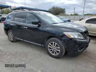 2015 Nissan Pathfinder SV with VIN 5N1AR2MN8FC628824, listed as a Copart auction lot 54905785 with 91,158 mi miles and Salvage title. Bid and sale history available at DreamBid. Image 4.
