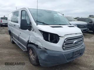 2016 Ford Transit Cargo with VIN 1FTYR1ZM5GKA58477, listed as a IAAI auction lot 41829410 with 186,669 mi miles. Bid and sale history available at carsss.com. Image 1.