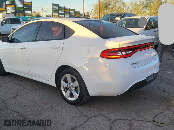 2015 Dodge Dart SXT with VIN 1C3CDFBB5FD405893, listed as a Copart auction lot 54366515 with 91,911 mi miles and Clean Title. Bid and sale history available at carsss.com. Image 3.
