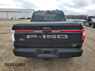 2022 Ford F-150 Lightning Pro z VIN 1FTVW1EL6NWG15167, wystawiony jako Copart lot #50514135 z przebiegiem 18 912 mil mil oraz Szkody całkowita. Historia ofert i sprzedaży dostępna na DreamBid. Obrazek 6.