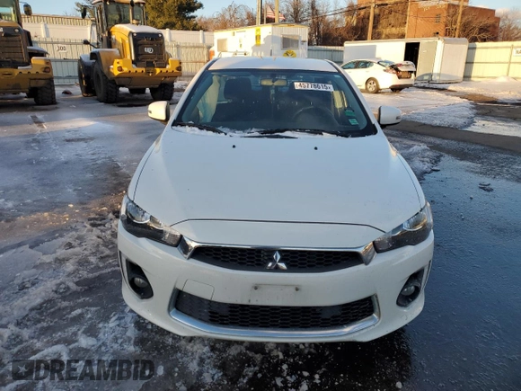 2016 Mitsubishi Lancer SE with VIN JA32V2FW5GU004533, listed as a Copart auction lot 45778615 with 82,511 mi miles and Salvage Title. Bid and sale history available at carsss.com. Image 5.