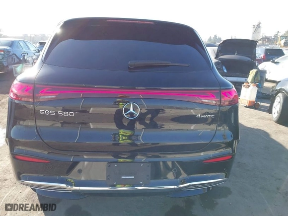 2023 Mercedes-Benz EQS with VIN 4JGDM4EB8PA014008, listed as a IAAI auction lot 41152975 with 41,292 mi miles. Bid and sale history available at carsss.com. Image 16.