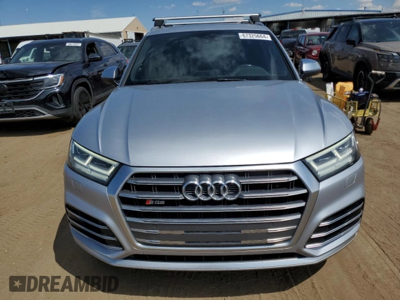 2018 Audi SQ5 Premium Plus with VIN WA1A4AFY7J2048896, listed as a Copart auction lot 67325664 with 108,292 mi miles and Clean Title. Bid and sale history available at DreamBid. Image 5.