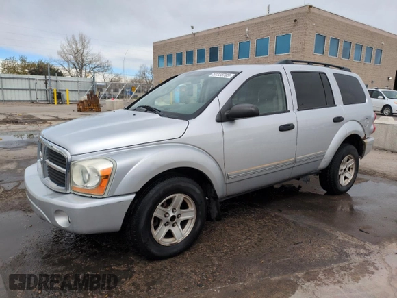 2004 Dodge Durango SLT with VIN 1D4HB48N74F159656, listed as a Copart auction lot 51128785 with 140,854 mi miles and Salvage title. Bid and sale history available at DreamBid. Image 1.