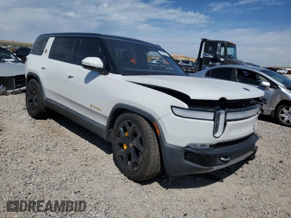 2023 Rivian R1S Launch Edition z VIN 7PDSGABLXPN004161, wystawiony jako Copart lot #67390954 z przebiegiem Nie podano mil oraz Szkody całkowita. Historia ofert i sprzedaży dostępna na DreamBid. Obrazek 4.