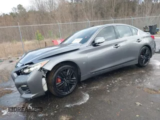 2015 Infiniti Q50 with VIN JN1BV7AP6FM336383, listed as a IAAI auction lot 41578035 with 109,591 mi miles and . Bid and sale history available at DreamBid. Image 2.