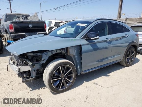 2023 Infiniti QX55 Essential z VIN 3PCAJ5KRXPF119244, wystawiony jako Copart lot #60610425 z przebiegiem 12 809 mil mil oraz Szkoda całkowita • Salvage title. Historia ofert i sprzedaży dostępna na DreamBid. Obrazek 1.