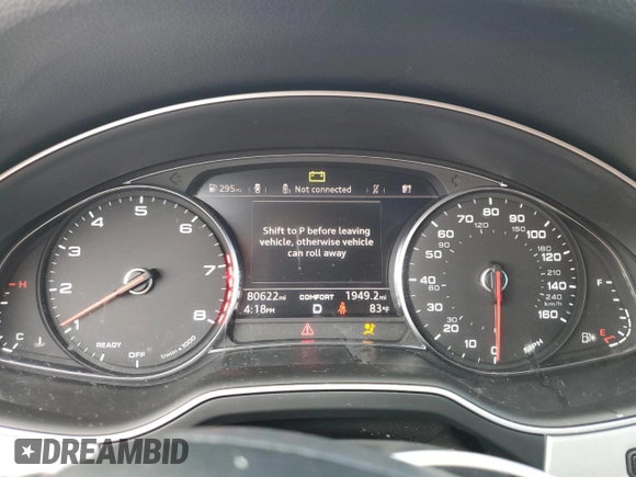 2018 Audi Q7 Premium Plus z VIN WA1LHAF75JD026937, wystawiony jako Copart lot #63379015 z przebiegiem 80 622 mil mil oraz Szkoda całkowita • Salvage title. Historia ofert i sprzedaży dostępna na DreamBid. Obrazek 9.