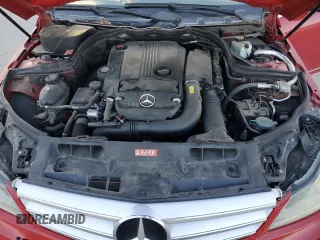 2012 Mercedes-Benz C 250 Sport with VIN WDDGF4HB7CR237214, listed as a Copart auction lot 55521725 with Not Provided miles and Salvage Title. Bid and sale history available at DreamBid. Image 11.