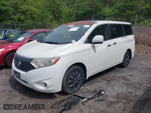 2014 Nissan Quest S with VIN JN8AE2KP5E9103563, listed as a IAAI auction lot 42223702 with 93,373 mi miles and . Bid and sale history available at DreamBid. Image 2.