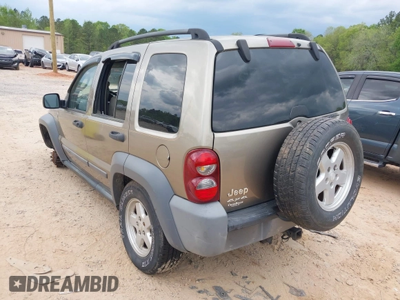 2005 Jeep Liberty Sport with VIN 1J4GL48K65W531365, listed as a IAAI auction lot 42004136 with 160,756 mi miles. Bid and sale history available at carsss.com. Image 3.
