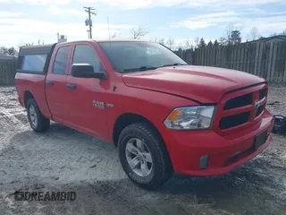 2017 Ram 1500 Express with VIN 1C6RR7FT2HS530792, listed as a IAAI auction lot 41136623 with Not Provided miles. Bid and sale history available at carsss.com. Image 1.