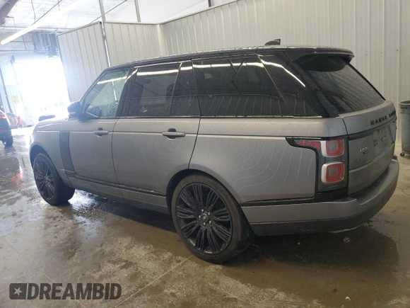 2022 Land Rover Range Rover Westminster with VIN SALGS2RU8NA465582, listed as a Copart auction lot 54510795 with 57,055 mi miles and Salvage title. Bid and sale history available at DreamBid. Image 2.