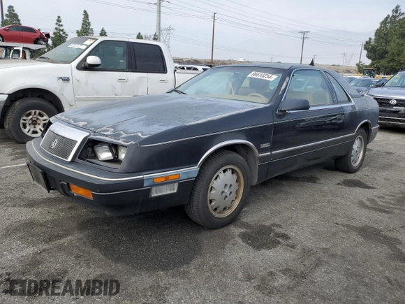 1987 Chrysler LeBaron z VIN 1C3CJ51E1HG137845, wystawiony jako Copart lot #86610254 z przebiegiem Nie podano mil oraz Czysty tytuł • Clean title. Historia ofert i sprzedaży dostępna na DreamBid. Obrazek 1.