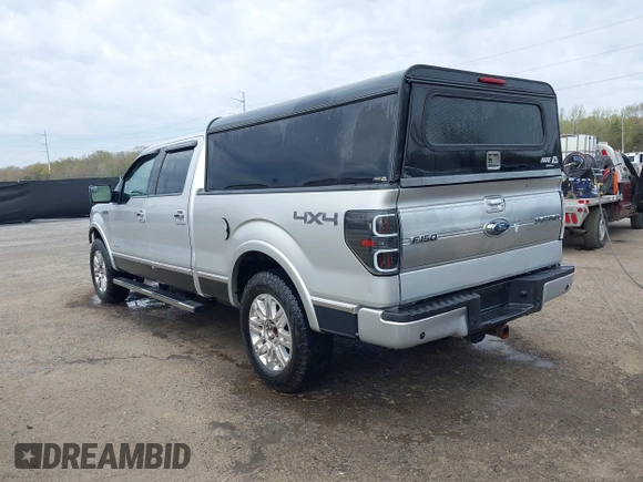 2011 Ford F-150 XLT with VIN 1FTFW1ET8BFD18868, listed as a IAAI auction lot 41971839 with 266,627 mi miles. Bid and sale history available at carsss.com. Image 3.