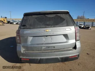 2023 Chevrolet Tahoe LT with VIN 1GNSKNKD9PR248468, listed as a Copart auction lot 44017035 with 0 mi miles and Salvage Title. Bid and sale history available at carsss.com. Image 6.