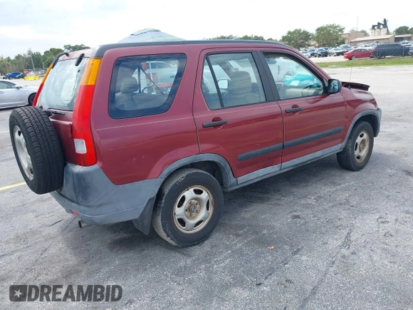 2004 Honda CR-V LX with VIN SHSRD68404U208241, listed as a IAAI auction lot 38916501 with 203,016 mi miles and . Bid and sale history available at carsss.com. Image 4.