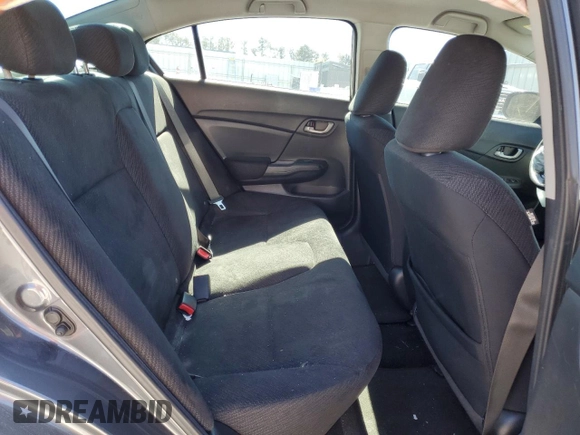 2013 Honda Civic LX with VIN 19XFB2F56DE052569, listed as a Copart auction lot 48957345 with 194,649 mi miles and Salvage Title. Bid and sale history available at DreamBid. Image 10.